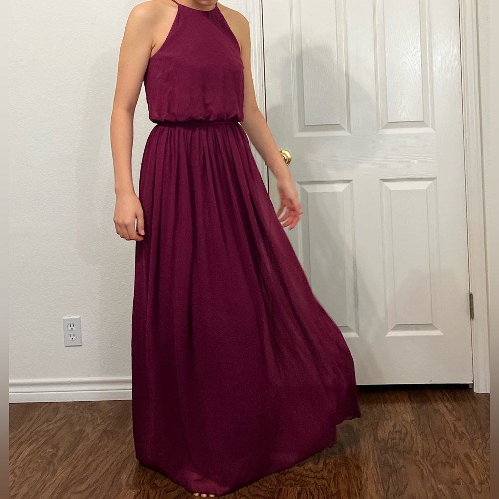 Donna Morgan Collection Maroon Evening Gown Size 2